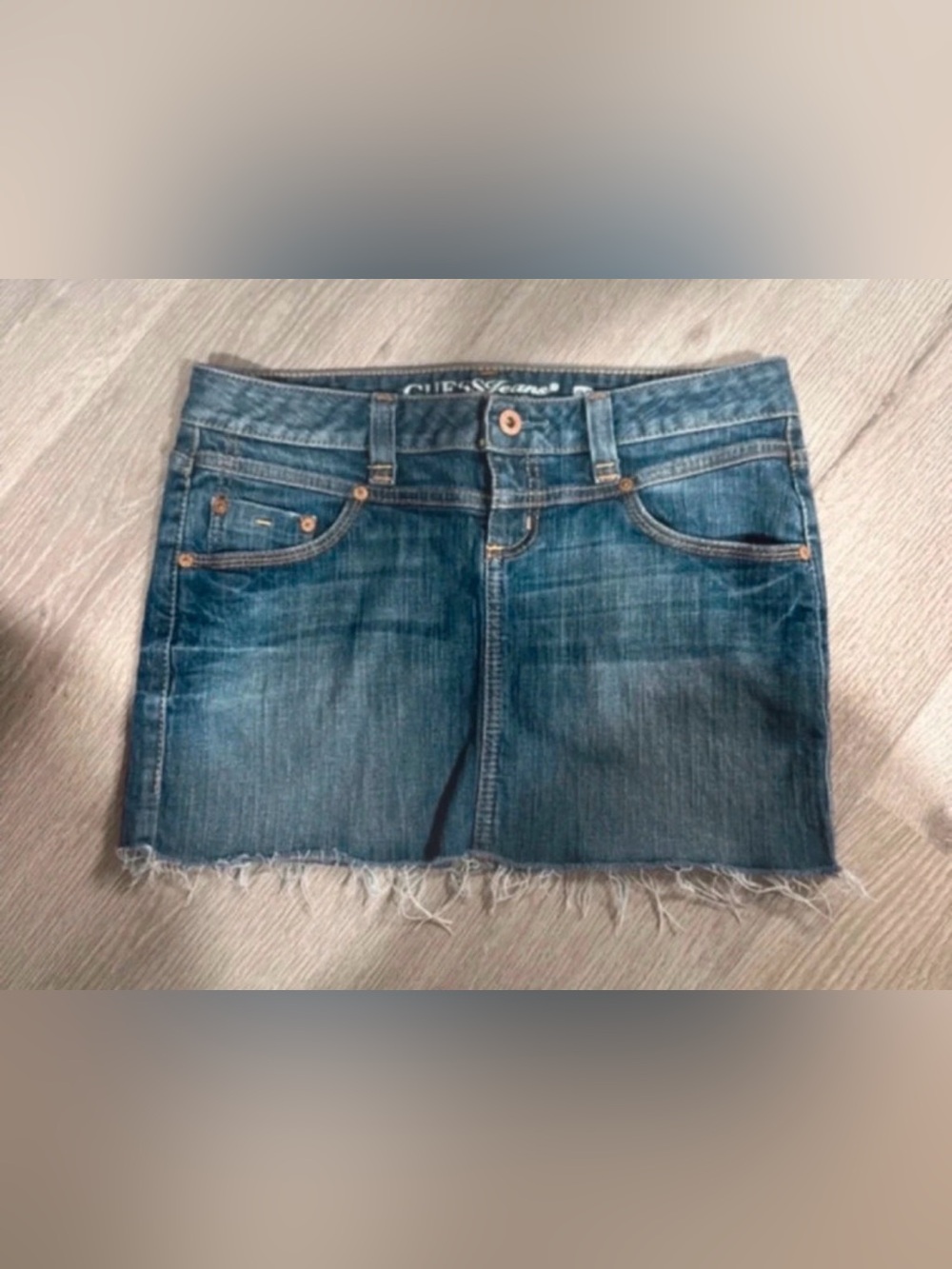 GUESS Jeans Blue Denim Mini Skirt